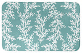 Teal Wreath 34x21 Bath Mat
