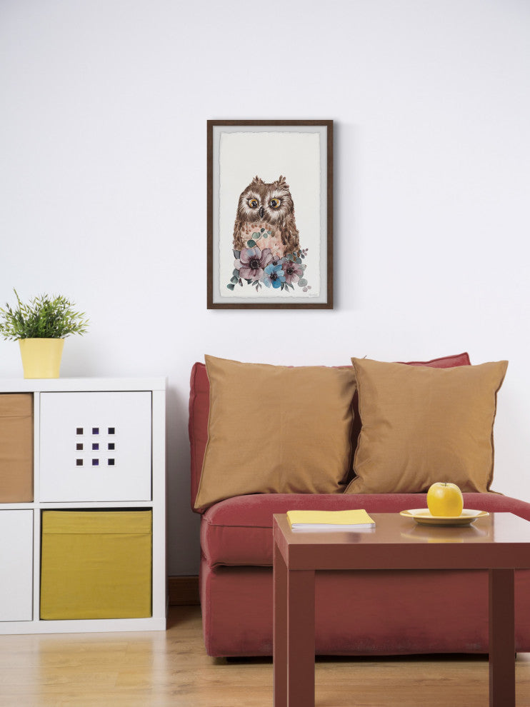 "Cutie Owl" Framed Painting Print, 24x36