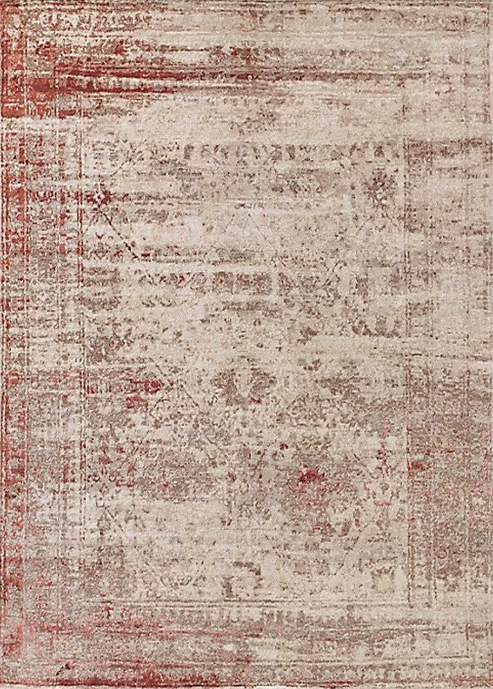 Ahgly Company Indoor Rectangle Mid-Century Modern Area Rugs, 2' x 5'