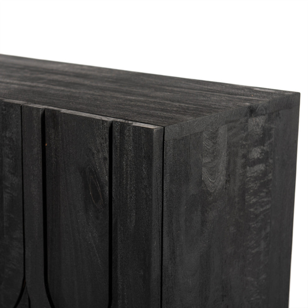 Rivka Media Console-Dark Totem