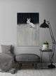 "Lonely Little Bunny" Painting Print on Wrapped Canvas, 40"x60"