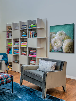 "Yellow Ranunculus B" Painting Print on Canvas by Stalus