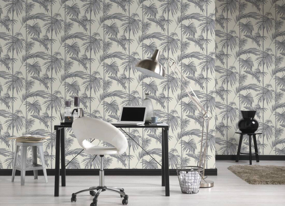 Textured Wallpaper Baroque Floral Image Jungle Modern, 369192