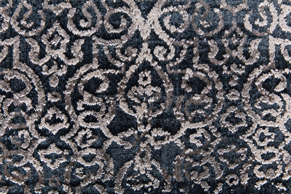 Torino Area Rug, Navy, 6'7"x9'6"