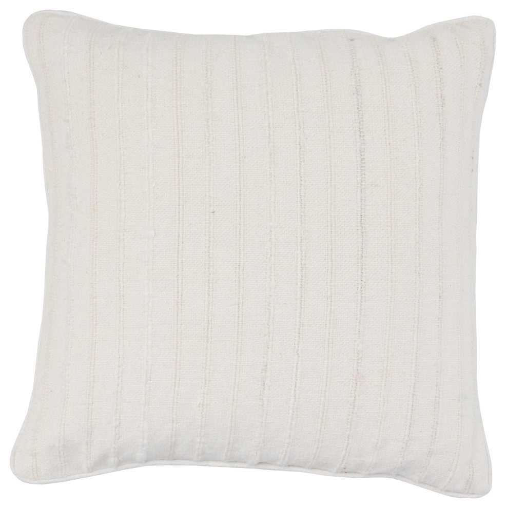 Kosas Home Maurice 100% Linen 22ï¿½ Throw Pillow, White