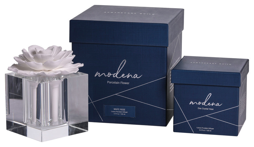 Modena Large Diffuser Gift Set, White Rose