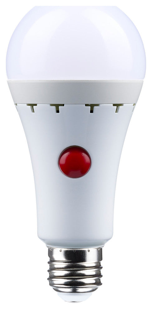 8W A21 LED, 3000K, Medium Base, 120V, 80 CRI, Battery Backup