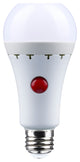 8W A21 LED, 3000K, Medium Base, 120V, 80 CRI, Battery Backup