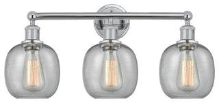 Innovations 616-3W-PC-G104 Belfast 3 Light Bath Vanity Light, Polished Chrome