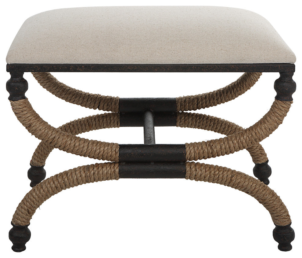 Uttermost Icaria Upholstered Small Bench