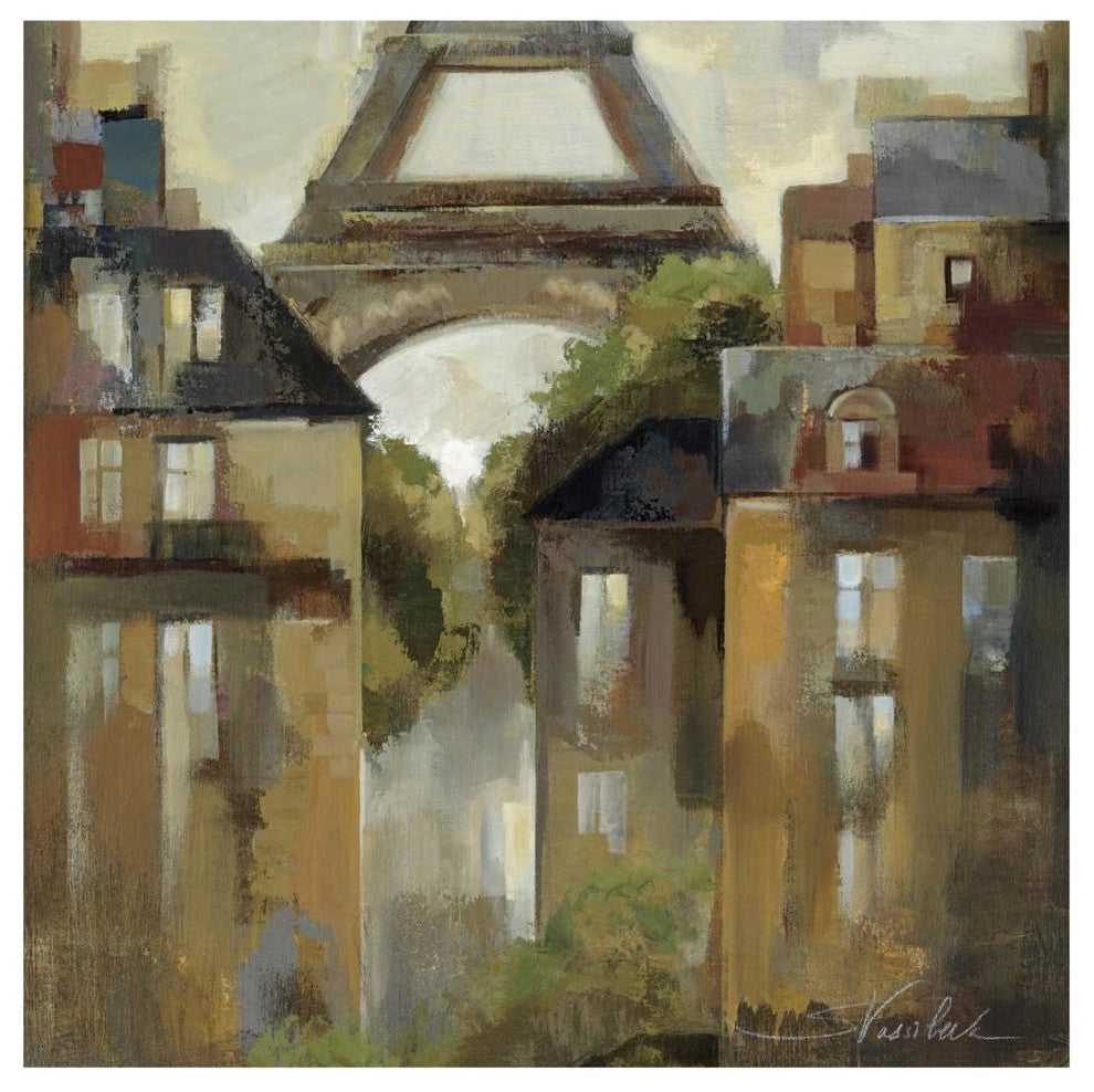 "Paris - Late Summer I" Digital Paper Print by Silvia Vassileva, 20"x20"
