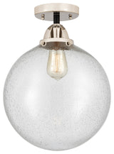 Beacon Semi-Flush Mount, Black Polished Nickel, Seedy, Seedy