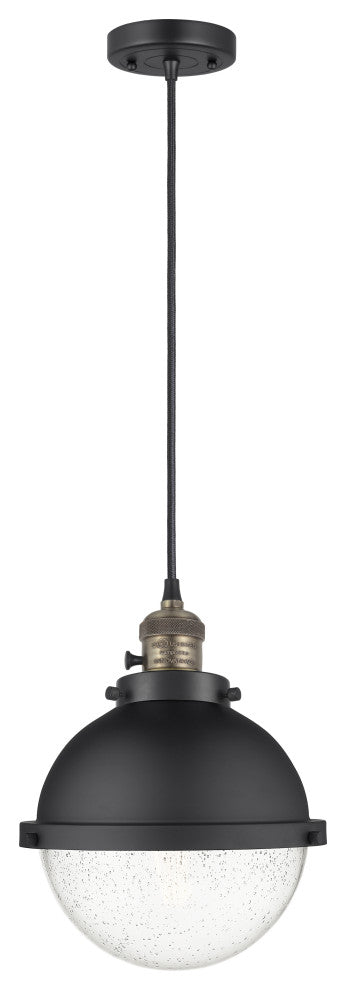 INNOVATIONS 201CSW-BAB-HFS-84-BK 1-Light Mini Pendant Matte Black