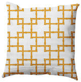 Bamboo Decorative Throw Pillow, Mango, 26"x26"