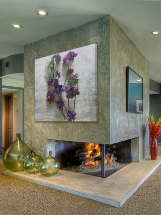 "Purple Garden 2" Print on Canvas by Irena Orlov