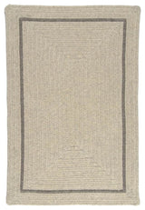 Colonial Mills Shear Natural EN31 Cobblestone Modern Area Rug, Rectangular 7'x9'