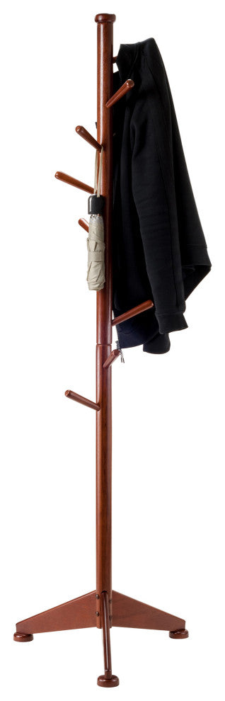Lily Coat Tree, 9 Pegs, Walnut