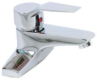 Bathroom Faucet Chrome Plated Centerset 4 3/16"H 1 Handle |