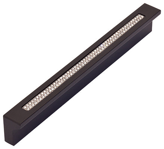 Bar Inset Crystal Thin Pull, ATH3201-BL