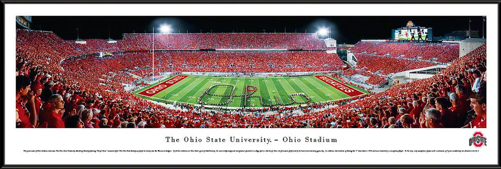 Ohio State University, Football, Script, Standard Frame