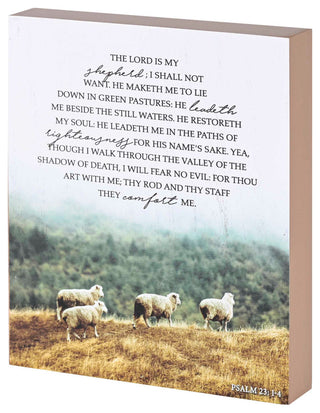 Plaque Psalm 23 8x10