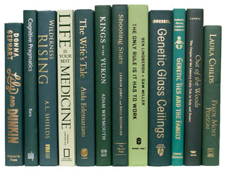 Decorative Books - Boxwood Book Bundle - 1 foot of Green Books
