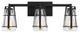 Adelaide 3-Light Vanity, Midnight Black