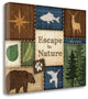 "Escape To Nature" By Jennifer Pugh, Giclee Print on Gallery Wrap Canvas