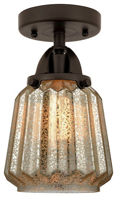 INNOVATIONS LIGHTING 288-1C-OB-G146 Chatham 1 Light 6 inch Semi-Flush Mount
