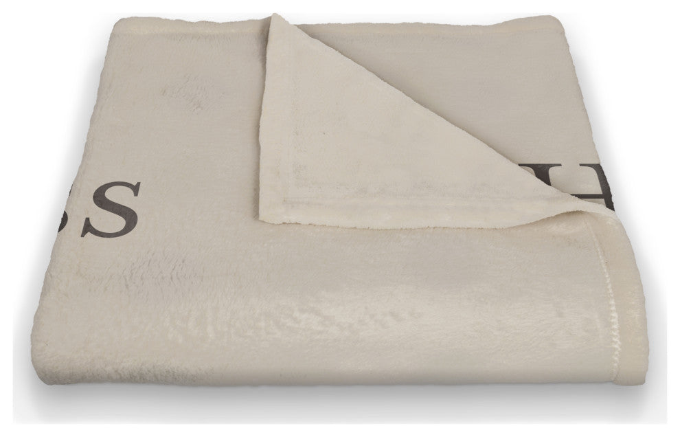 Happniess Blooms from Within 50"x60" Coral Fleece Blanket
