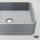 VIGO Cadman 18"L x 13"W x 5"H Concreto Stone Rectangular Bathroom Vessel Sink