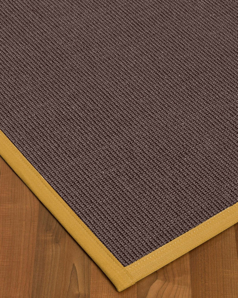 Natural Area Rugs Big Sur Custom Sisal Rug, 8' x 10', Tan Border