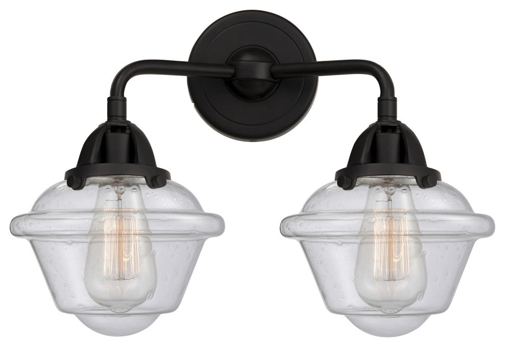 288-2W-BK-G534 2 Light 15.5" Bath Vanity Light, Matte Black