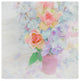 "Larkspur And Roses" by Cora Niele, Canvas Art, 24"x24"
