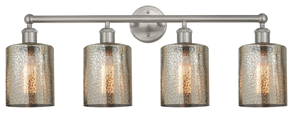 Innovations 616-4W-SN-G116 4 Light Bath Vanity Light, Brushed Satin Nickel