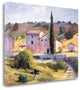 "At The End Of The Path" By Brigitte Curt, Giclee Print on Gallery Wrap Canvas