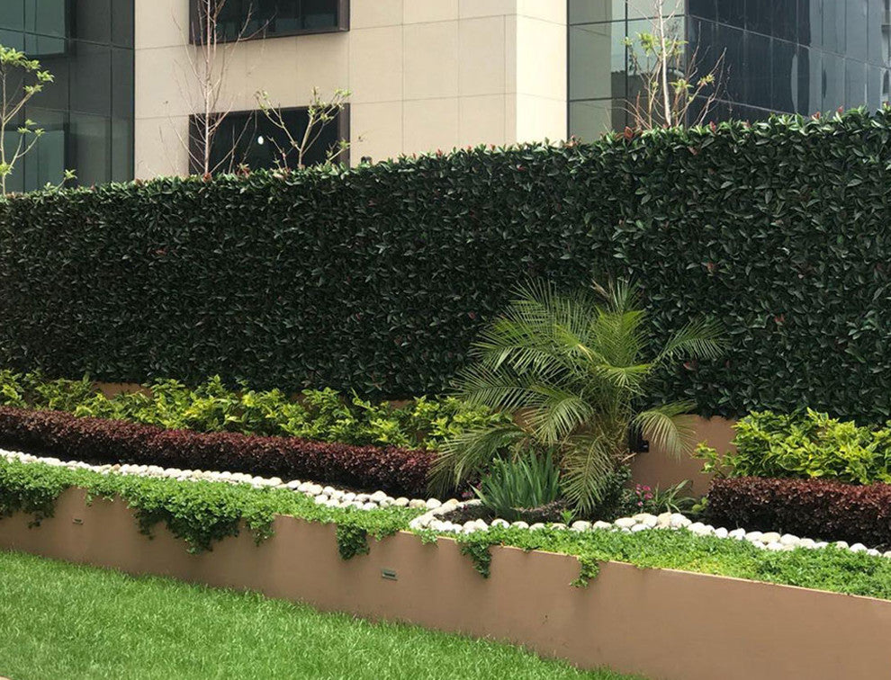 Artificial Laurel Wall Panels, Set of 4, 20"x20"