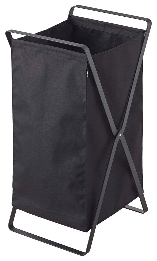 Tower Laundry Hamper, Black