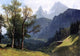 Albert Bierstadt Tyrolean Landscape, 18"x27" Wall Decal Print