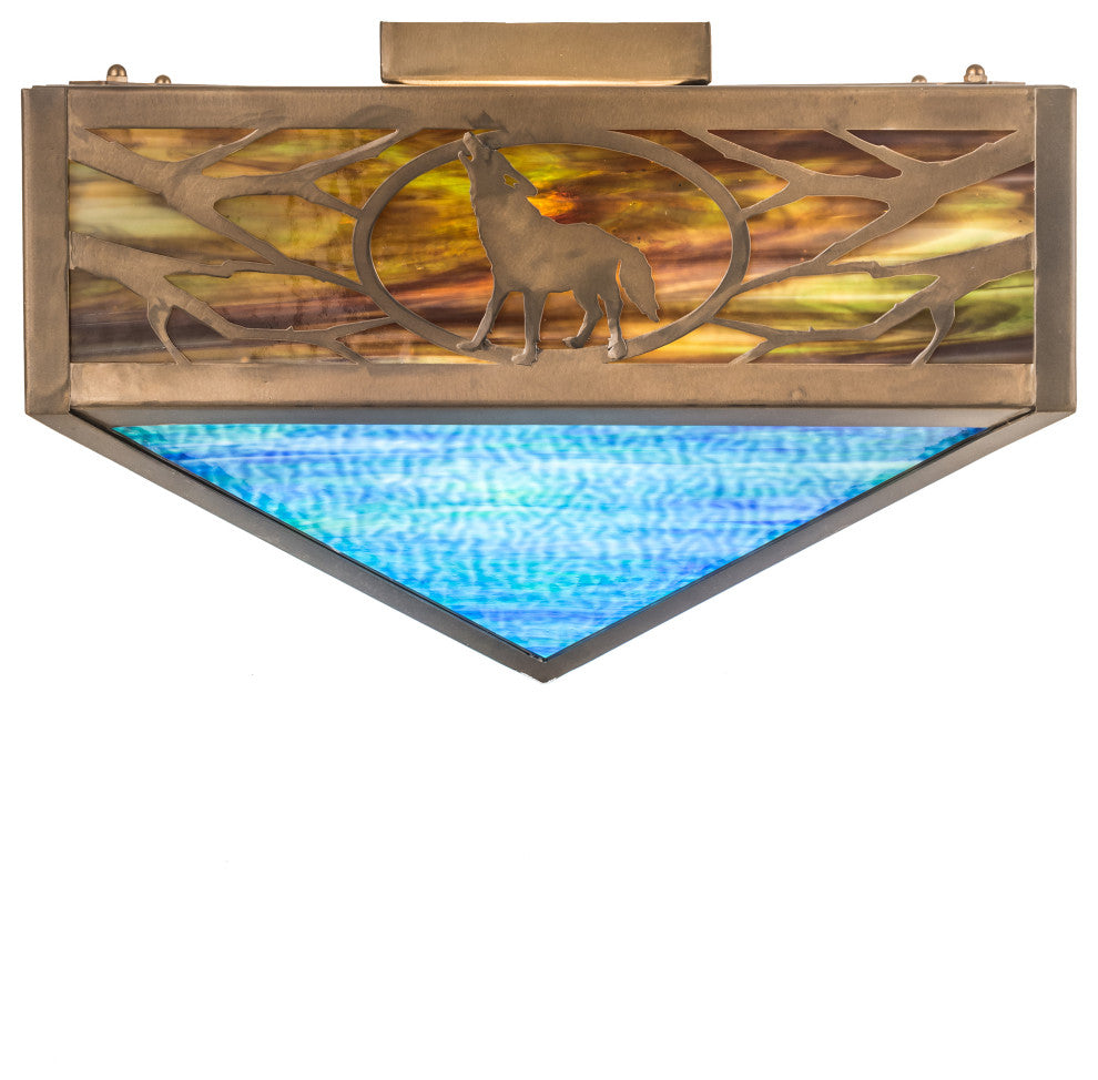 18Sq Wildlife Flushmount