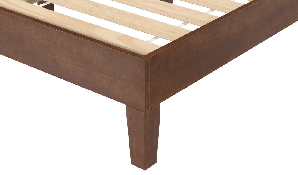 Nix Full Platform Bed, Natural
