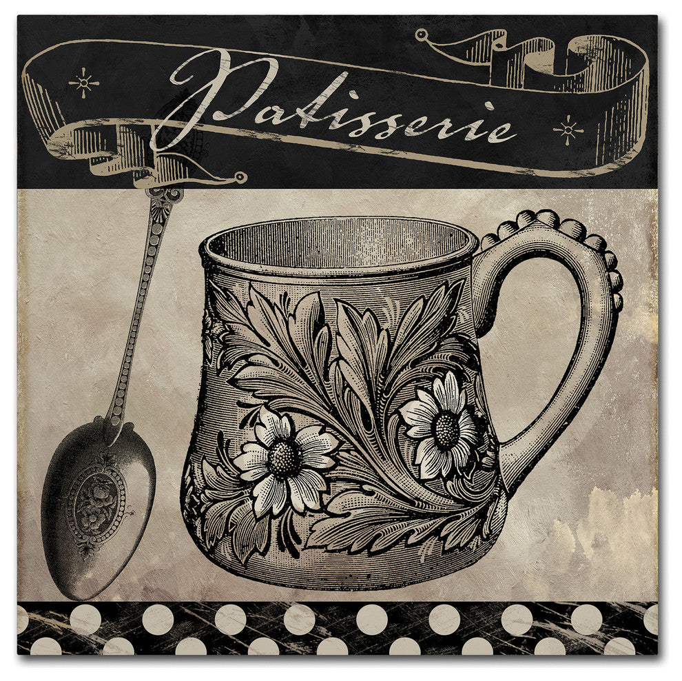 Color Bakery 'Bistro Parisienne III' Canvas Art, 24"x24"