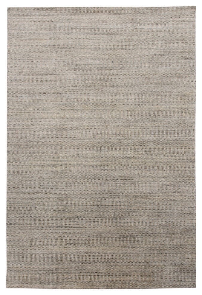 Rufina Handmade Wool Blend Area Rug, Beige, 5'x8'