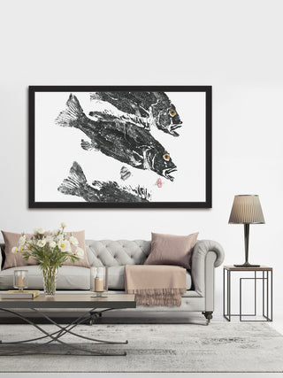 "El Trio" Framed Painting Print, 45"x30"