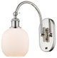 Innovations 518-1W-PN-G101-LED Belfast 1 Light 6" Sconce, Polished Nickel