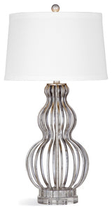 Sophie Table Lamp - Silver Leaf