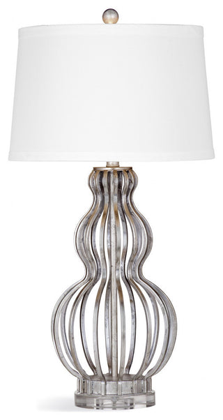 Sophie Table Lamp - Silver Leaf