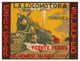 "La Locomotora Oranges" Digital Paper Print by Retrolabel, 18"x14"