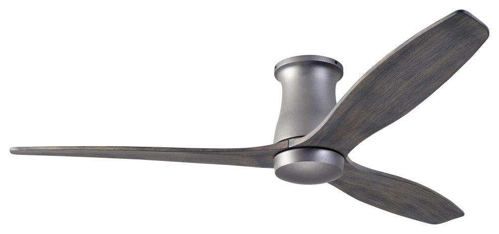 Arbor Flush Fan Graphite, 54" Graywash Blades, Wall/Remote Control