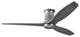 Arbor Flush Fan Graphite, 54" Graywash Blades, Wall/Remote Control